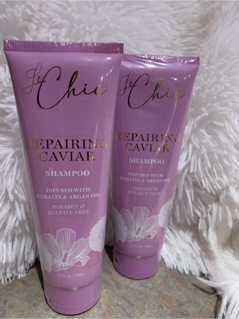 chic Repairing Caviar Shampoo - Light Pink